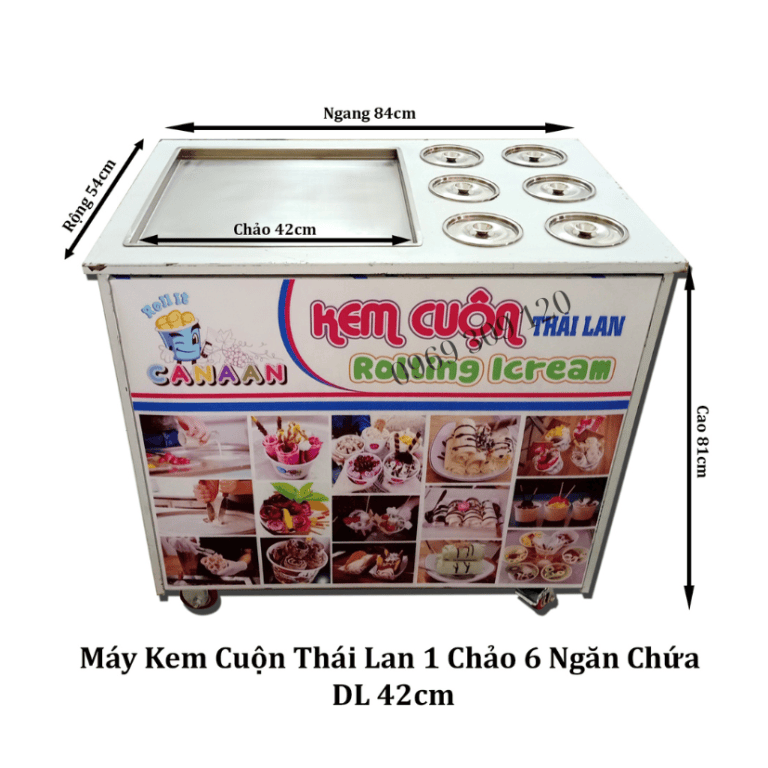 máy làm kem cuộn