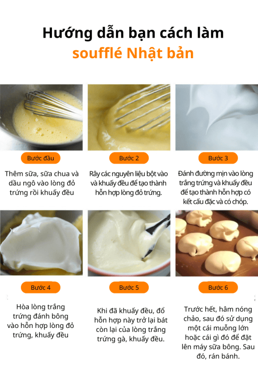 cách làm bánh souffle