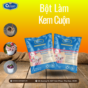 Bột làm kem cuộn