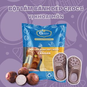 Bột làm bánh dép - vị KHOAI MÔN - bịch 1kg - Canaan Group