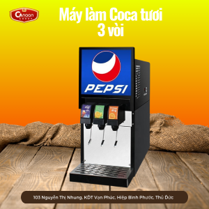Máy Làm Coca Tươi 3 Vòi (Mẫu A)