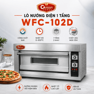 Lò Nướng Điện 1 Tầng 2 Khay WFC-102D